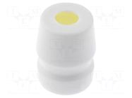 Strain relief; Jack connectors,XLR connectors; white AMPHENOL
