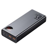 Baseus Adaman powerbank 2x USB / 1x USB Type C / 1x micro USB 20000mAh 65W Quick Charge 4.0 Power Delivery black (PPIMDA-D01), Baseus