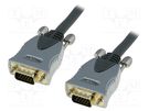 Cable; D-Sub 15pin HD plug,both sides; black; 3m PROLINK
