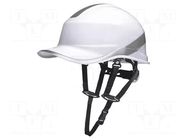 Protective helmet; Size: 55÷62mm; white; ABS; DIAMOND V UP; 1kV DELTA PLUS