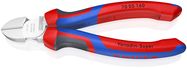 KNIPEX 70 05 160 Diagonal Cutter with comfort handles chrome-plated 160 mm