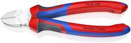 KNIPEX 70 05 180 Diagonal Cutter with comfort handles chrome-plated 180 mm