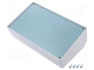 Enclosure: desktop; EUROPULT; X: 161mm; Y: 95mm; Z: 60mm; ABS TEKO