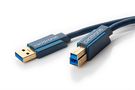 USB-A to USB-B 3.0 Adapter Cable, 1.8 m - Premium cable | USB A plug <> USB B 3.0 plug | 1.8 m | 5 Gbit/s