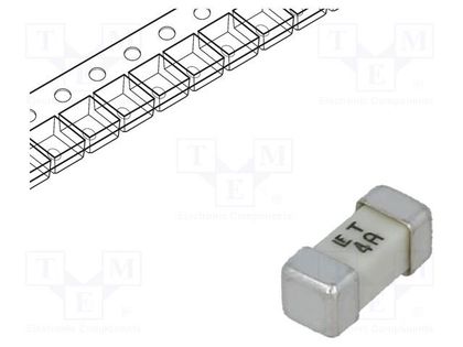 Fuse: fuse; time-lag; 4A; 125VAC; 125V; 125VDC; SMD; ceramic; 454 LITTELFUSE 0454004.MR