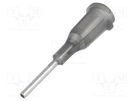 Needle: steel; 0.5"; Size: 15; straight; 1.19mm; Mounting: Luer Lock FISNAR