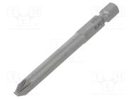 Screwdriver bit; PlusMinus cross PZ-type; SL/PZ2; PROFESSIONAL WIHA