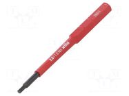Interchangeable blade; insulated; hex key; HEX 2mm; max.1.8Nm WIHA