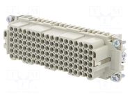 Connector: HDC; contact insert; female; EPIC H-DD; PIN: 108; 10A LAPP