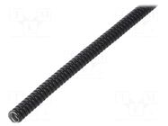 Protective tube; Size: 10; galvanised steel; black; Øint: 7mm; IP67 ANAMET EUROPE