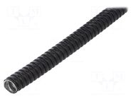 Protective tube; Size: 17; galvanised steel; black; Øint: 13mm ANAMET EUROPE