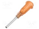 Needle: steel; 0.5"; Size: 15; straight; 1.37mm; Mounting: Luer Lock FISNAR