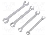 Wrenches set; for brake lines,flare nut wrench; 4pcs. YATO