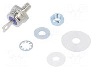 Diode: Zener; 50W; 3.9V; DO5; screw type; bulk; anode to stud; 150uA NTE Electronics