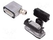 Connector: HDC; male + female; PIN: 10; 16A; 250V; HDC; 10+PE; M20 PHOENIX CONTACT