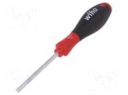 Screadriver: standard; hex key; HEX 5mm; SoftFinish® WIHA