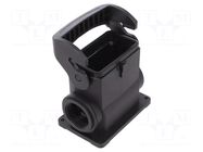 Enclosure for connectors: HDC; size 10B; for panel mounting HARTING