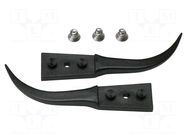 Kit of tips; Blade tip shape: flat; Tweezers len: 40mm; ESD; 2pcs. IDEAL-TEK