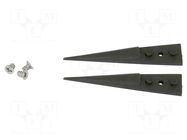 Kit of tips; Blade tip shape: sharp; Tweezers len: 40mm; ESD IDEAL-TEK