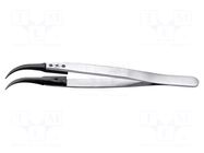 Tweezers; replaceable tips; Blade tip shape: sharp; ESD IDEAL-TEK