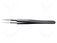 Tweezers; Blade tip shape: sharp; Tweezers len: 110mm; ESD IDEAL-TEK