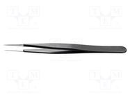 Tweezers; Blade tip shape: sharp; Tweezers len: 120mm; ESD IDEAL-TEK