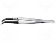 Tweezers; replaceable tips; Blade tip shape: flat; ESD IDEAL-TEK