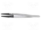 Tweezers; replaceable tips; Blade tip shape: flat; ESD IDEAL-TEK