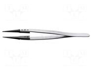 Tweezers; replaceable tips; Blade tip shape: flat; ESD IDEAL-TEK