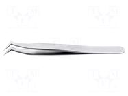 Tweezers; 120mm; for precision works; Blade tip shape: sharp IDEAL-TEK