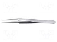 Tweezers; 115mm; for precision works; Blade tip shape: sharp IDEAL-TEK