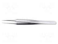 Tweezers; 110mm; for precision works; Blade tip shape: sharp IDEAL-TEK
