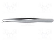 Tweezers; 110mm; for precision works; Blade tip shape: sharp IDEAL-TEK