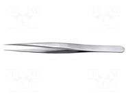 Tweezers; 120mm; for precision works; Blade tip shape: sharp IDEAL-TEK