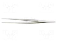 Tweezers; 120mm; Blade tip shape: flat; universal IDEAL-TEK