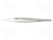Tweezers; 140mm; Blades: narrow; Blade tip shape: flat; universal IDEAL-TEK