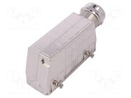 Enclosure for connectors: HDC; size H-B 24; for cable; angled LAPP