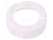 LED lens; round; plexiglass PMMA; transparent; Mounting: push-in LEDIL