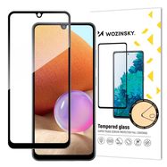 Wozinsky Super Durable Full Glue Tempered Glass Full Screen Cover with Frame Case Friendly Samsung Galaxy A32 5G Black, Wozinsky