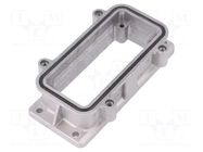 Enclosure for connectors: HDC; size 16B; Han® B,Han® EMC; IP65 HARTING