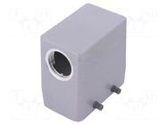 Enclosure for connectors: HDC; size H-B 10; for cable; angled LAPP