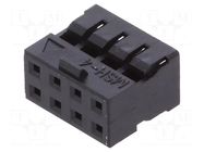Connector: wire-wire/PCB; plug; female; PIN: 8; Milli-Grid; 2mm; 2x4 MOLEX
