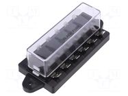 Fuse boxes; 19mm; 30A; screw; Leads: connectors; Leads dim: 6.4mm SCI