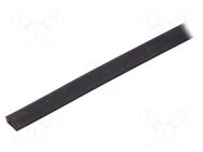 Hole and edge shield; EPDM; L: 10m; black; H: 10mm; W: 4mm RST ROZTOCZE