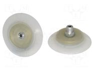 Suction cup; 80mm; G1/4 AG; Shore hardness: 55; 25cm3; 260N; PFYN SCHMALZ