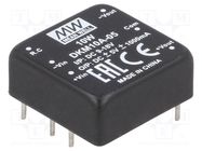 Converter: DC/DC; 10W; Uin: 9÷18V; Uout: 5VDC; Uout2: -5VDC; 350kHz MEAN WELL