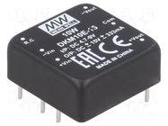 Converter: DC/DC; 10W; Uin: 4.7÷8VDC; Uout: 15VDC; Uout2: -15VDC MEAN WELL