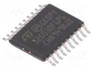 IC: STM32 ARM microcontroller; 64MHz; TSSOP20; 2÷3.6VDC; -40÷85°C STMicroelectronics