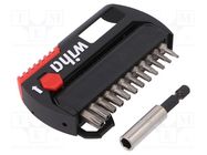 Kit: screwdriver bits; Torx® with protection; 25mm; plastic case 