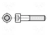 Screw; M5x60; 0.8; Head: cheese head; hex key; HEX 4mm; DIN 912 KRAFTBERG